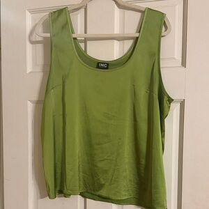 INC International Concepts Women's Green Tank Top